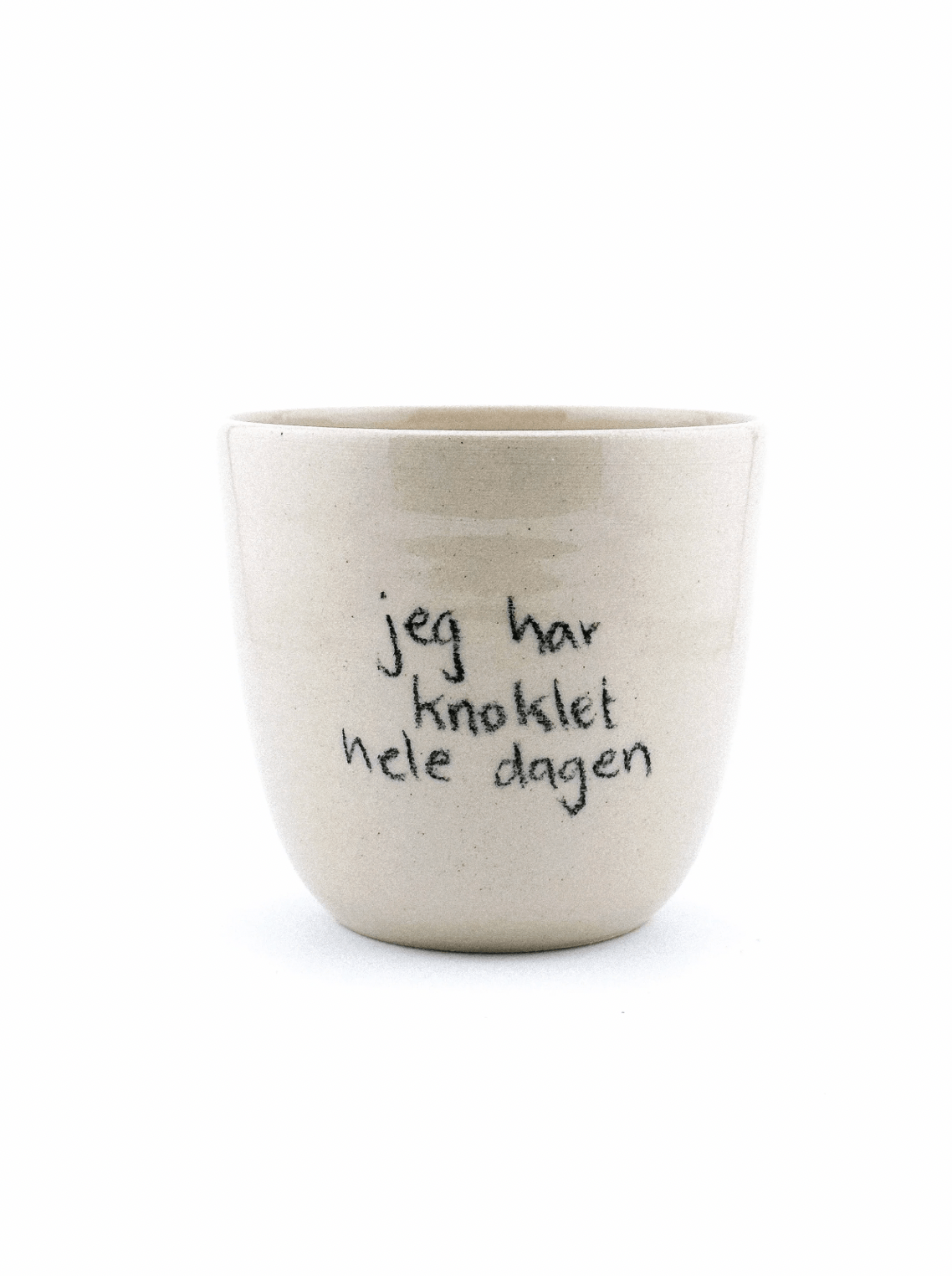 "Jeg har knoklet hele dagen" Uden hank