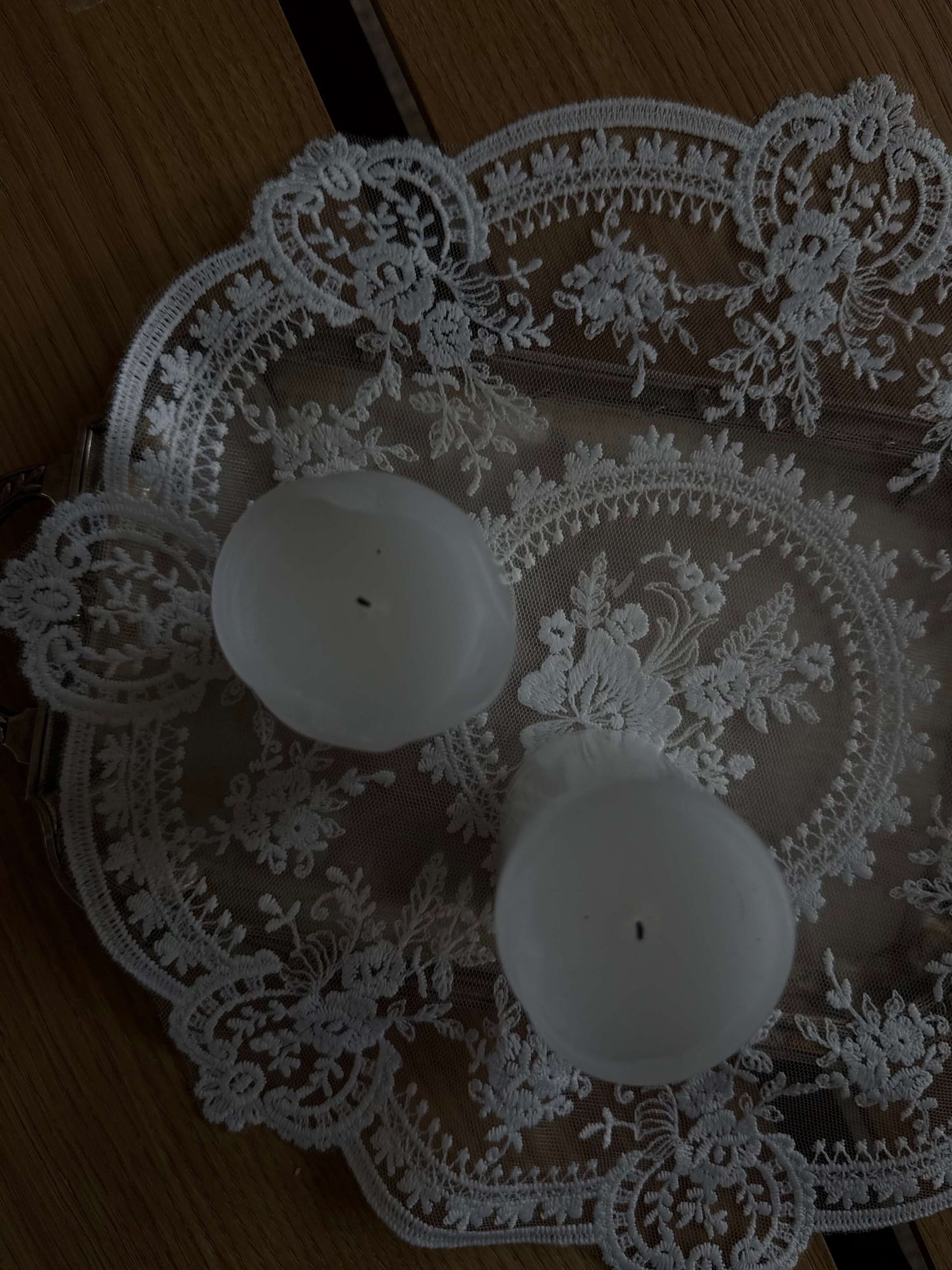 Rund Blonde Dækkeserviet