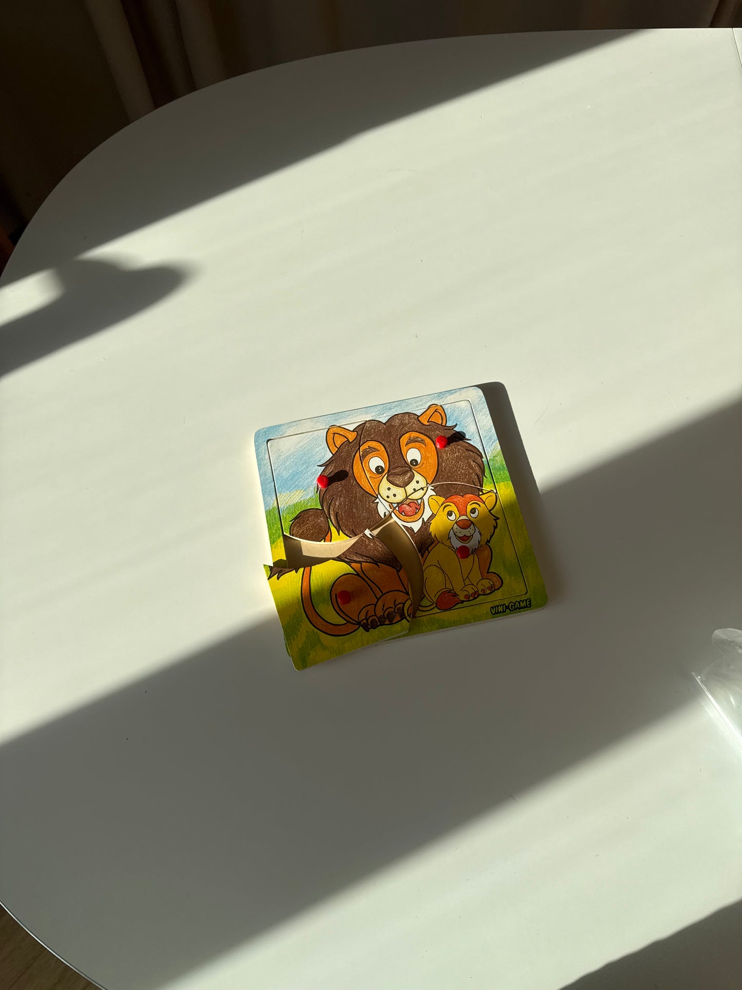 Puslespil med løver