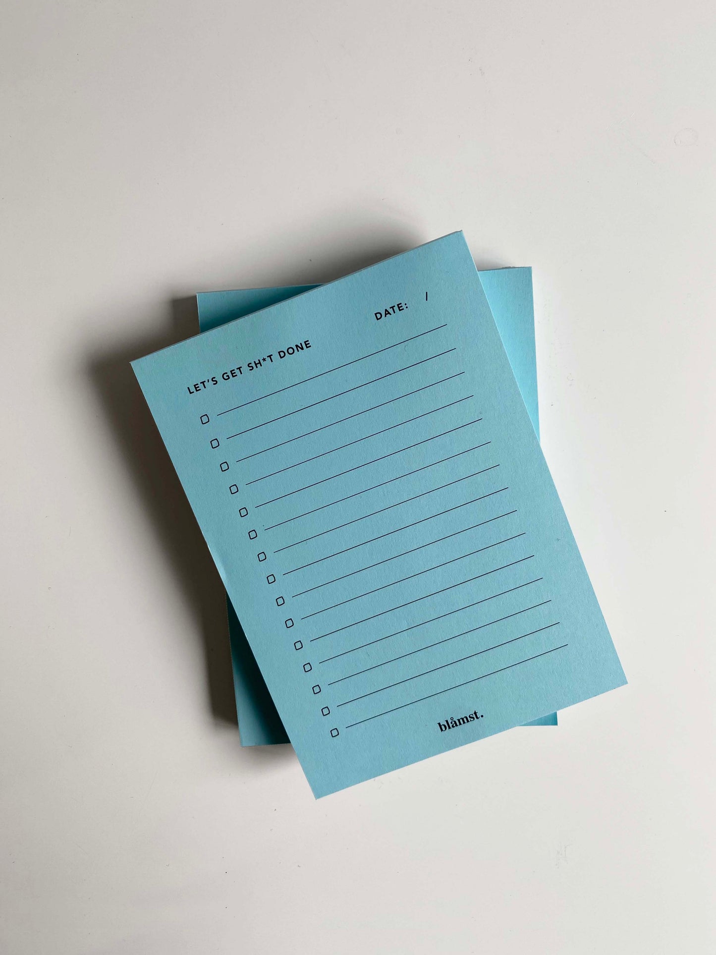 To-Do Liste i Mint – En stilren blok til daglig organisering og opgavestyring.