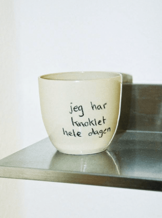 "Jeg har knoklet hele dagen" Uden hank