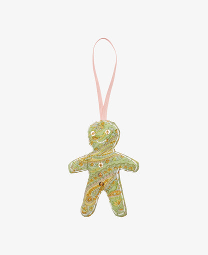 Gingerbread Silk Ornament