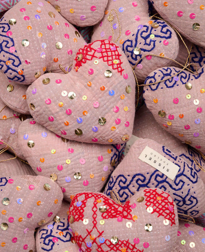 Heart Kantha