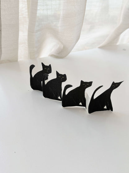 Halloween Katte på række (PRINT-IT)