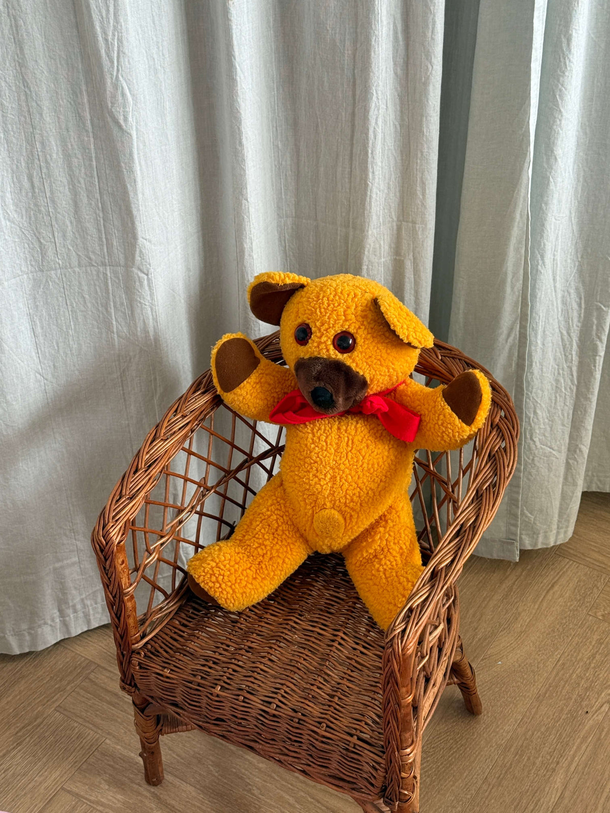 Stor Bamse hånddukke