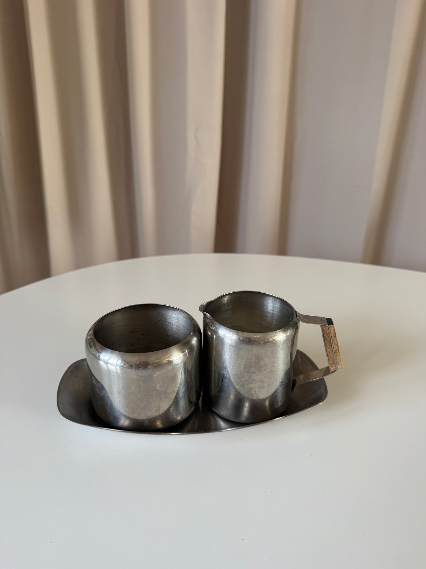 Kaffesæt i stål