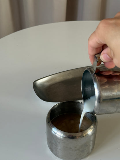 Kaffesæt i stål