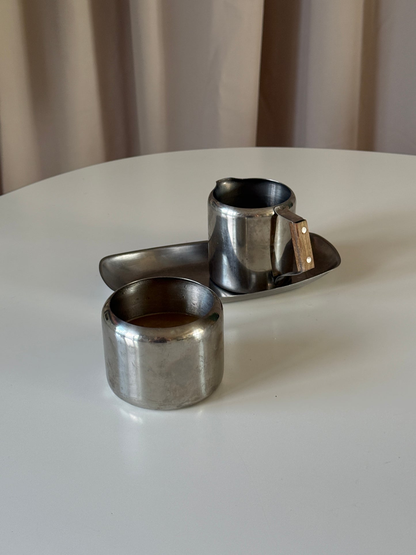 Kaffesæt i stål