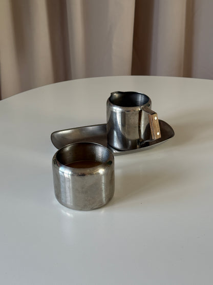 Kaffesæt i stål