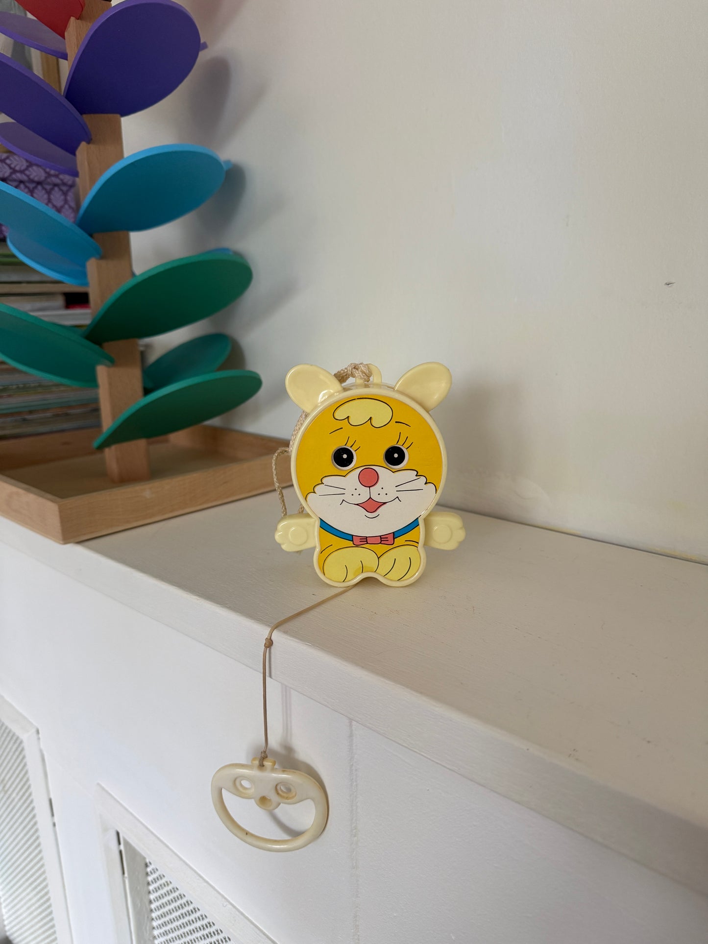 Retro spilledåse formet som kat