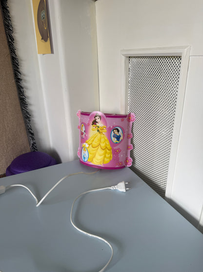 Lyserød prinsesse lampe