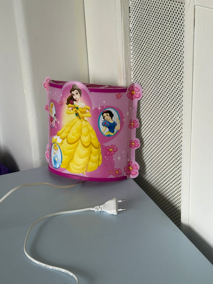 Lyserød prinsesse lampe