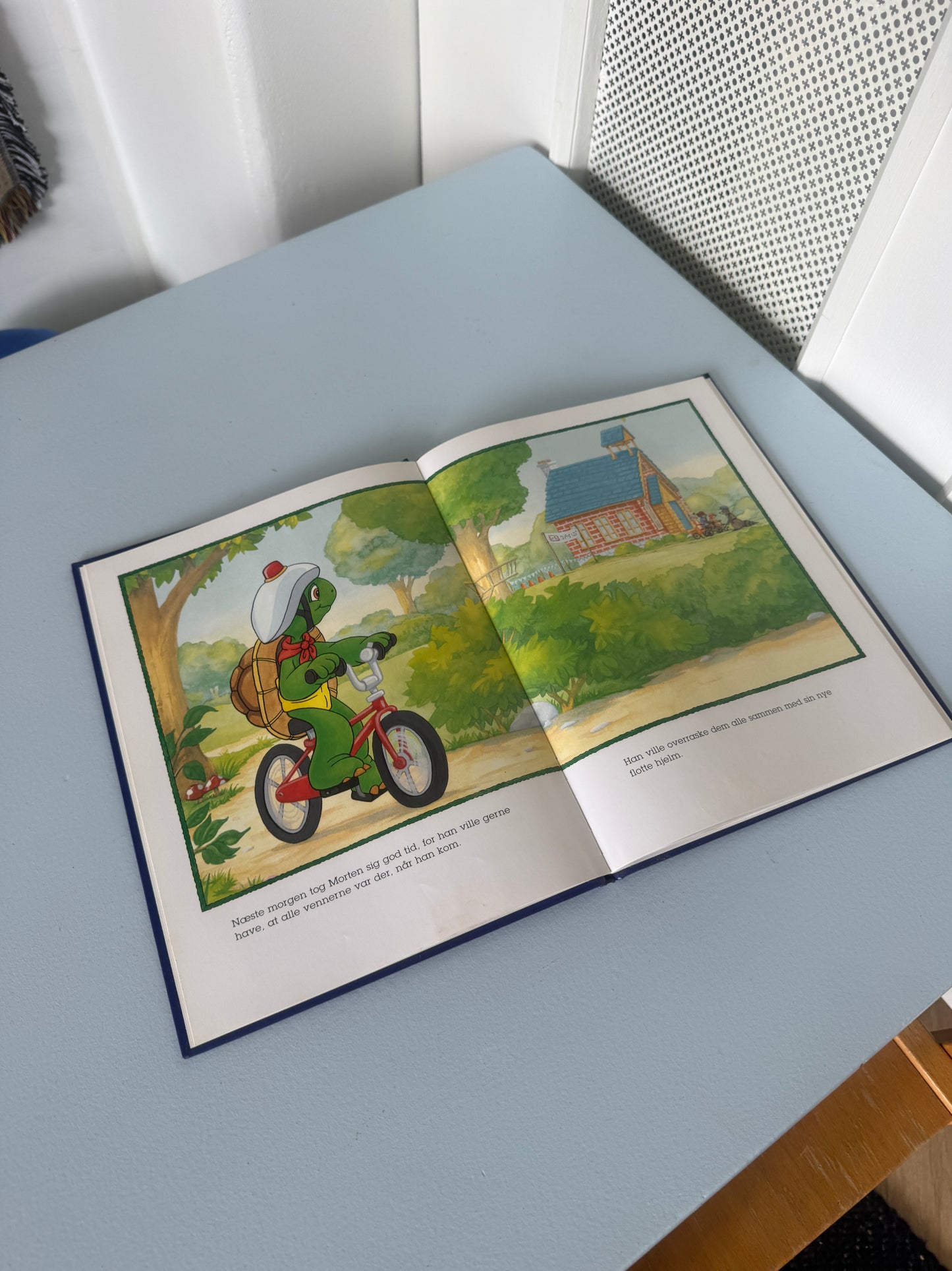 Mortens nye cykelhjelm