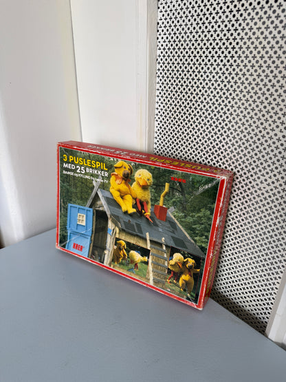 Bamse 3-i-1 puslespil med 25 brikker