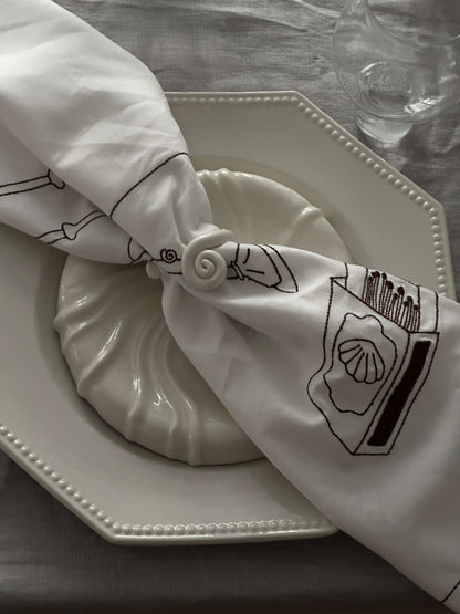 Atelier Marée x Blåmst - Stofservietter (2-PAK)