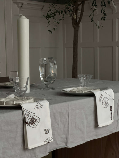Atelier Marée x Blåmst - Stofservietter (2-PAK)