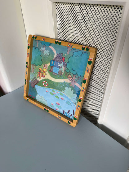 Bamse, Kylling og Ælling træbakke
