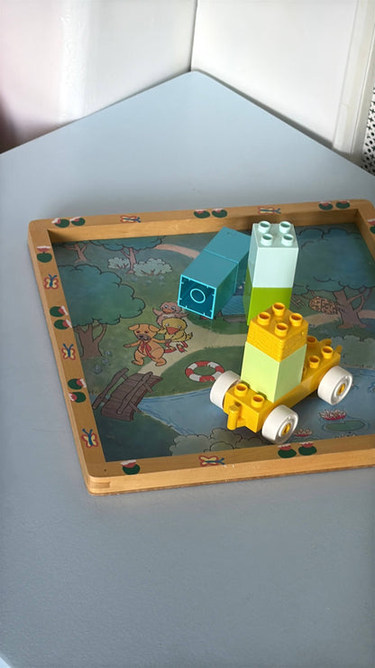 Bamse, Kylling og Ælling træbakke