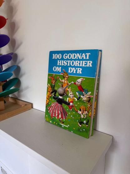 100 Godnathistorier om dyr – stor oplæsningsbog