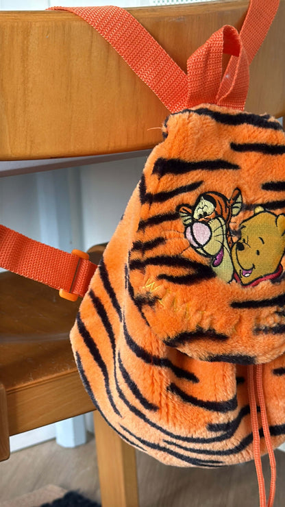 Plysrygsæk med Peter Plys og Tigerdyr