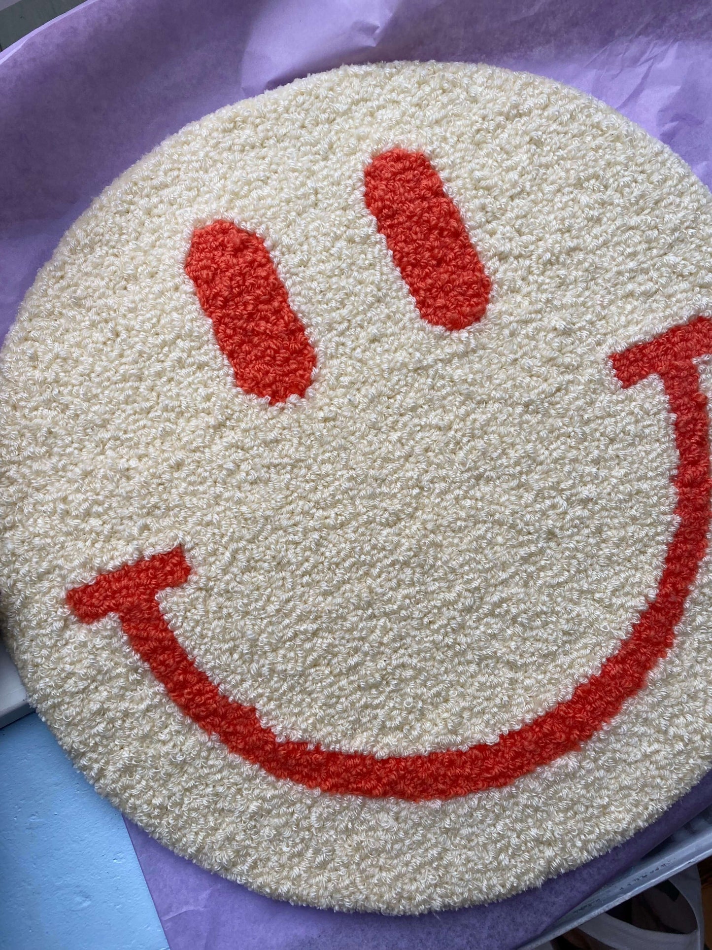 Smiley Vægtæpper (stor)